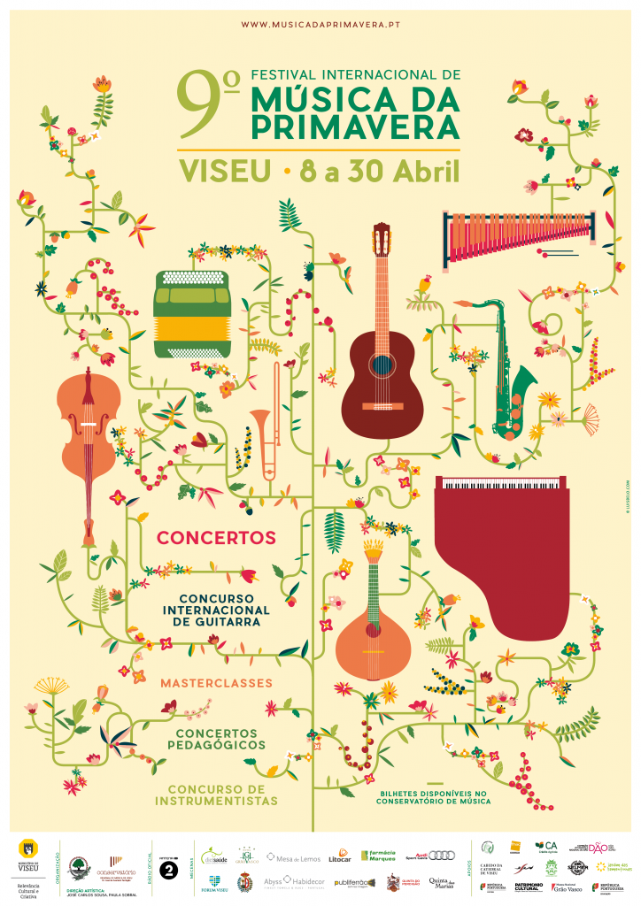 Música da Primavera – Viseu | 26 a 28 Abril | 19h00 e 21h00