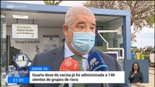 Imagem de 146 utentes já foram administrados com a quarta dose (vídeo)