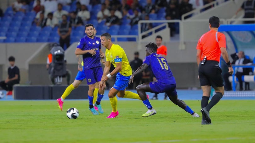 Imagem de Ronaldo marca na vitória do Al Nassr na «Champions» da Arábia