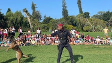 Imagem de Brigada Cinotécnica da PSP realizou demonstrações no Parque de Santa Catarina (áudio)