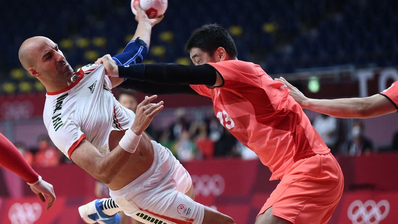 Imagem de Seleção de andebol de Portugal afastada ao perder com o Japão