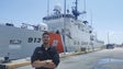 Militar da Marinha Portuguesa embarca em navio da Guarda Costeira dos EUA