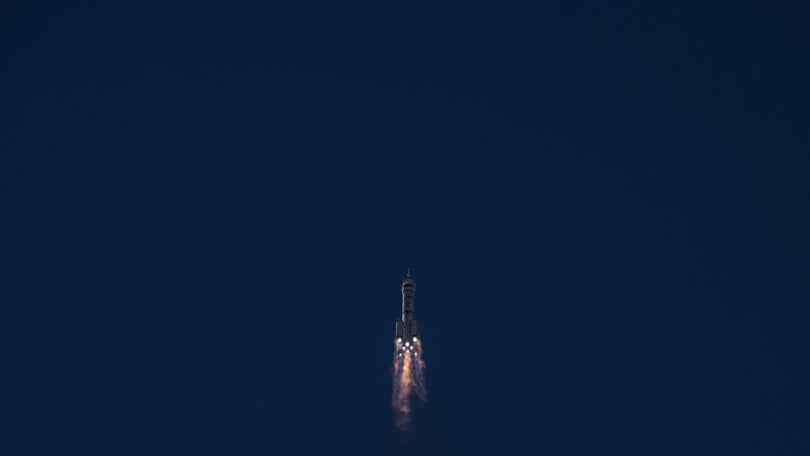 Imagem de Nave espacial chinesa acopla na nova estação espacial