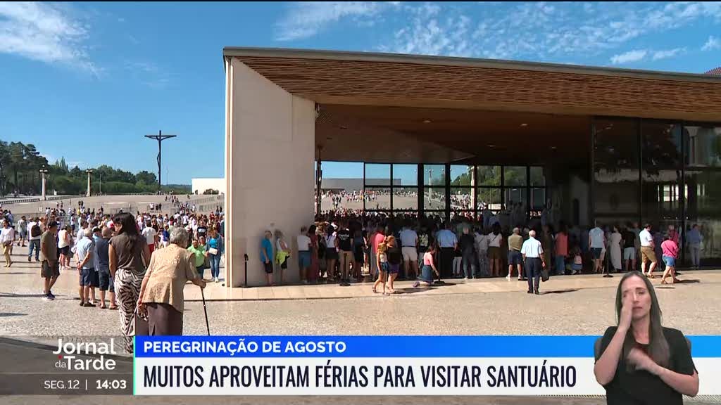 Fátima acolhe a peregrinação de agosto