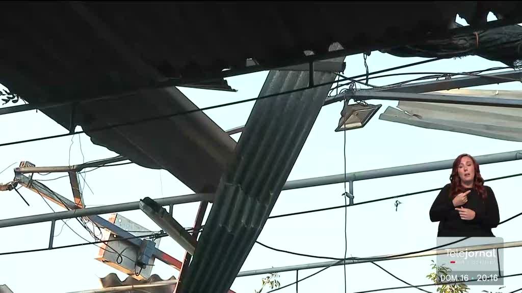 Tornados no Algarve. Limpezas já começaram em Albufeira