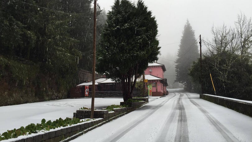 Picos da Madeira com neve como há muito não se via