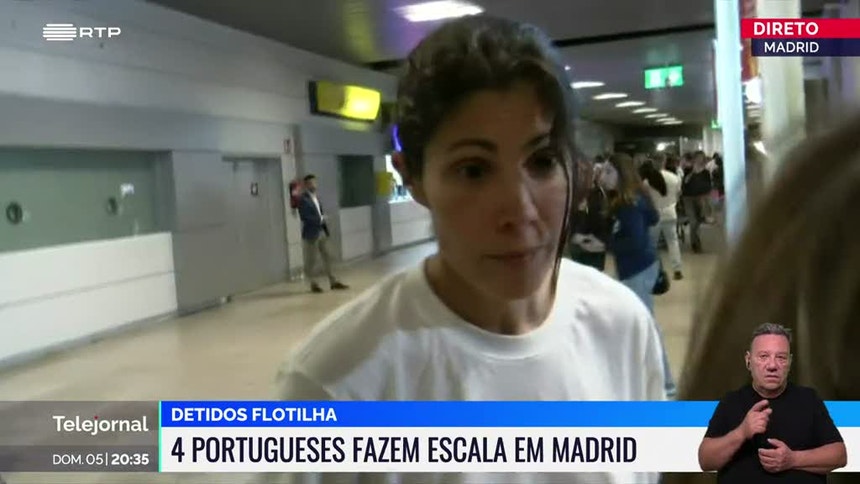 Mariana Mortágua in Madrid