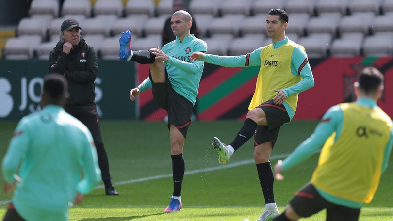 Imagem de Pepe está de volta e já treinou