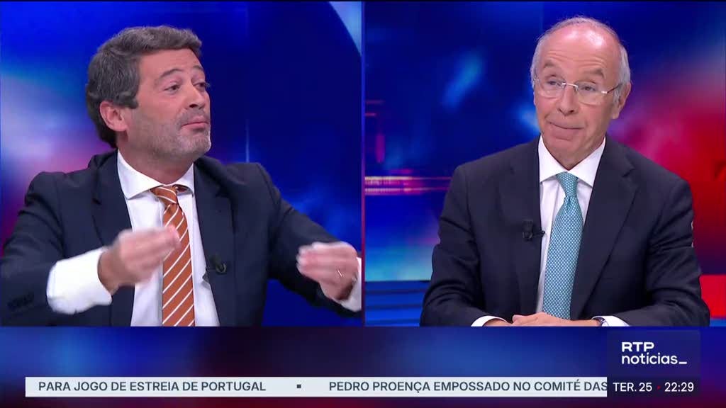 Imagem de Debate entre Marques Mendes e André Ventura. RTP põe à prova afirmações dos candidatos