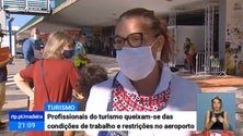 Imagem de Sistema de despiste à Covid-19 no Aeroporto da Madeira prejudica trabalho, acusam profissionais (Vídeo)