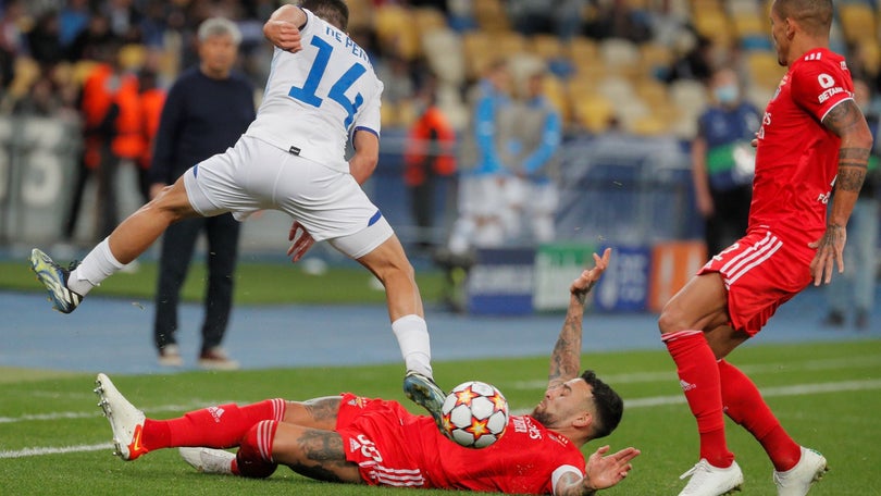 Benfica empata a zero em Kiev