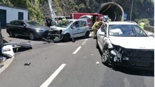 Imagem de Acidente a envolver várias viaturas
