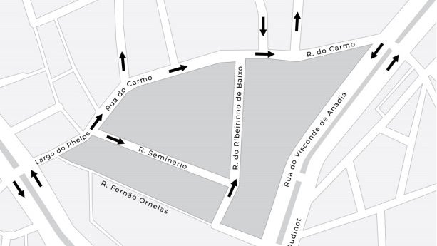 Imagem de Alterações de circulação na Rua do Carmo