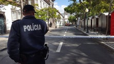 Imagem de Mala suspeita junto ao Banco de Portugal no Funchal está a ser avaliada pela PSP
