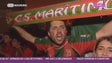 Imagem de Centenas de adeptos em euforia receberam a equipa do Marítimo
