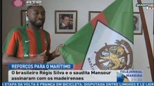 Imagem de Régis Silva e Mansour são os novos reforços do Marítimo (Vídeo)