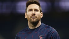 Imagem de Messi testa positivo à Covid