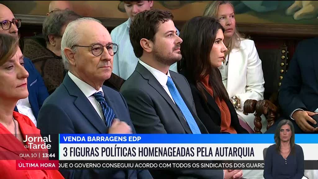 Venda de barragens. Três figuras políticas homenageadas