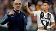 Imagem de Sarri quer levar Ronaldo a bater novos recordes