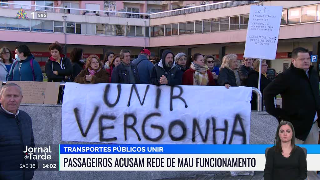 Protesto contra a UNIR em Vila Nova de Gaia