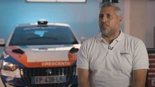 Imagem de Américo Gouveia faz «pião» e dá toque no carro (vídeo)