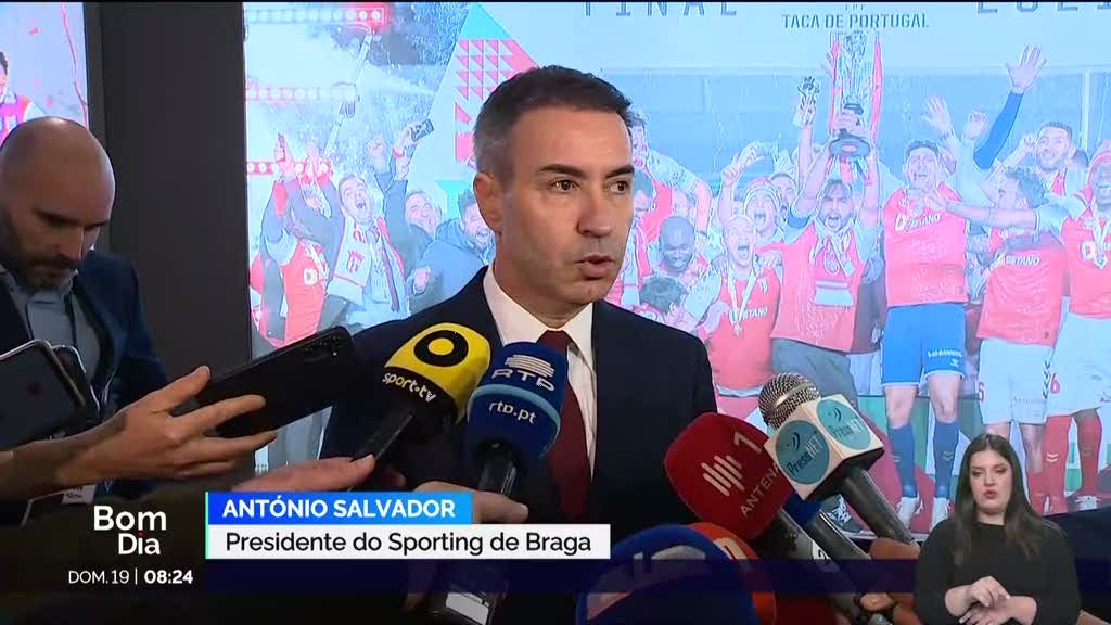 António Salvador diz que não "deixaram ganhar" o Braga