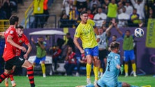 Imagem de Ronaldo marca de chapéu na vitória do Al Nassr na «Champions» Asiática