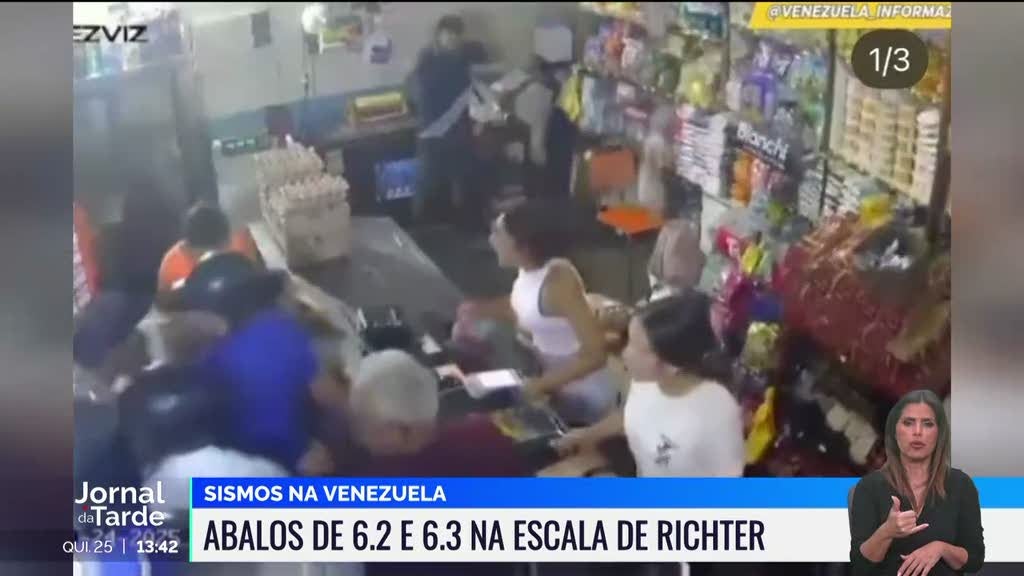 Terra tremeu na Venezuela