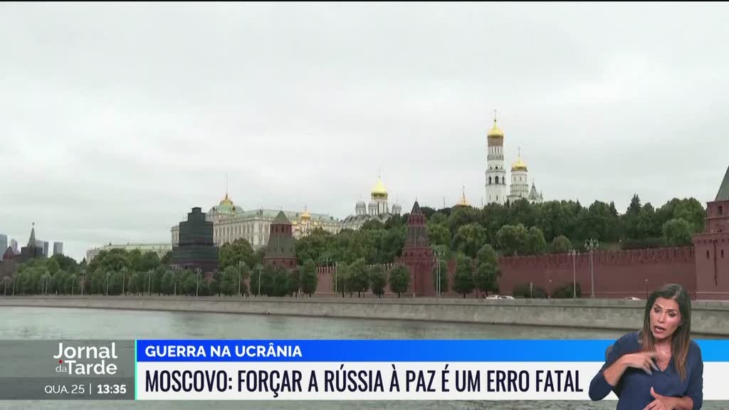 Afirma o Kremlin. "Forçar a Rússia à paz é um erro fatal"