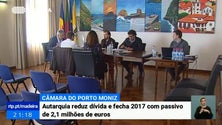 Dívida da câmara do Porto Moniz baixa para 2,1 milhões de euros