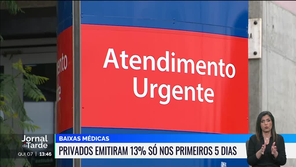 Maioria das baixas médicas foram passadas pelos serviços de cuidados de saúde primários