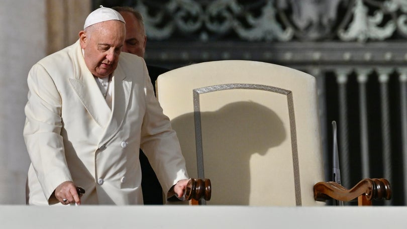 Imagem de Papa Francisco adverte para perigos das alterações climáticas