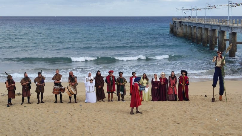 Imagem de Cristóvão Colombo já zarpou do Porto Santo