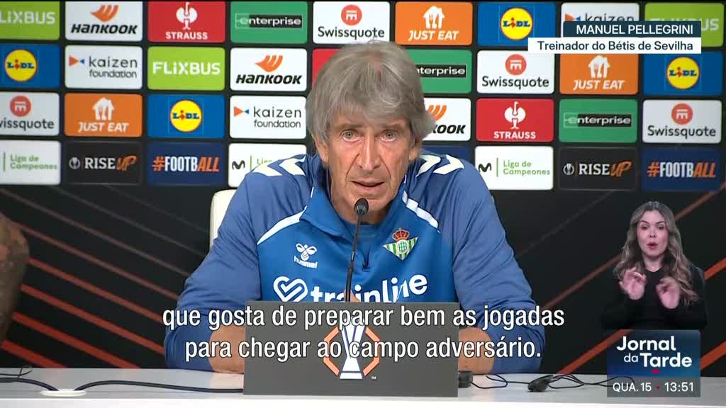 Imagem de Pellegrini reconhece que Bétis tem mais responsabilidade para encontro com Braga