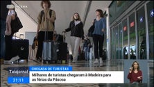 Imagem de Centenas de turistas chegaram à Madeira para as férias da páscoa (vídeo)