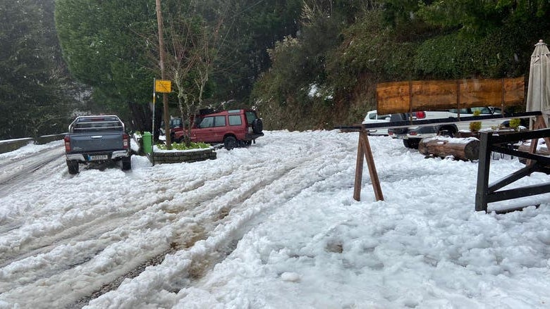 Imagem de Aviso amarelo para neve
