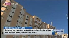 Bancos emprestaram 491 milhões às famílias para compra de casa em Março (Vídeo)