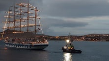 Veleiro «Royal Clipper» no Porto Santo