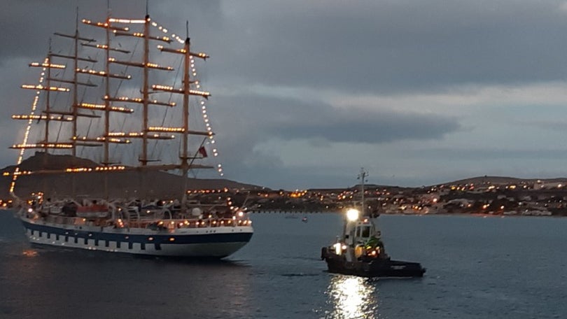 Imagem de Veleiro «Royal Clipper» no Porto Santo