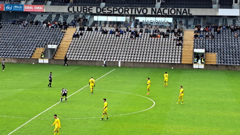 Acompanhe o jogo do Nacional x Mirandela