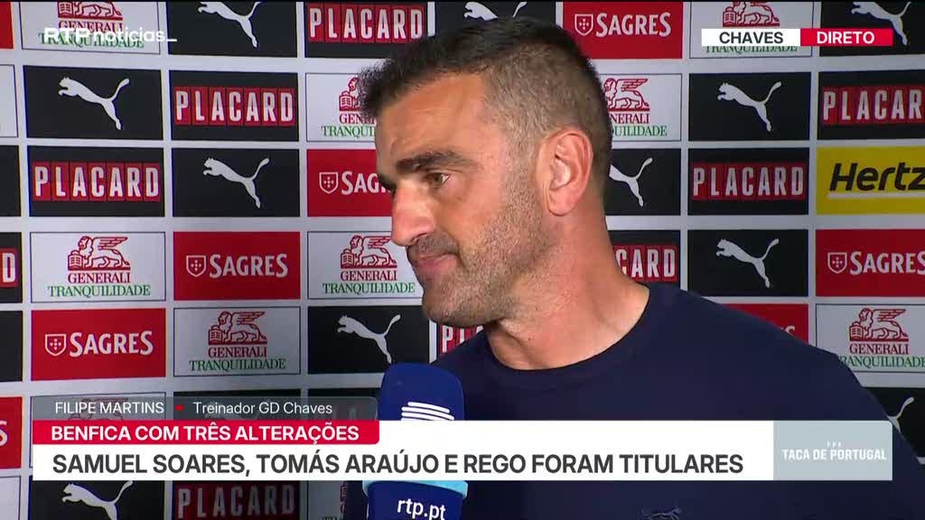 Taça de Portugal. Filipe Martins acredita que qualidade dos jogadores do Benfica fez a diferença