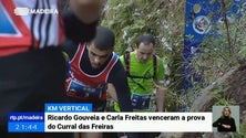 Ricardo Gouveia e Carla Freitas venceram a terceira edição do Km Vertical de Câmara de Lobos