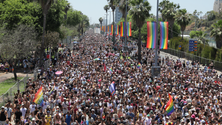 Imagem de Cerca de 170 mil pessoas participaram na marcha de orgulho LGTBQ+ em Israel