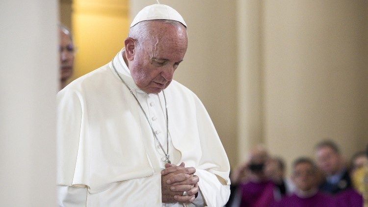Imagem de Papa Francisco diz que sociedade está doente de consumo