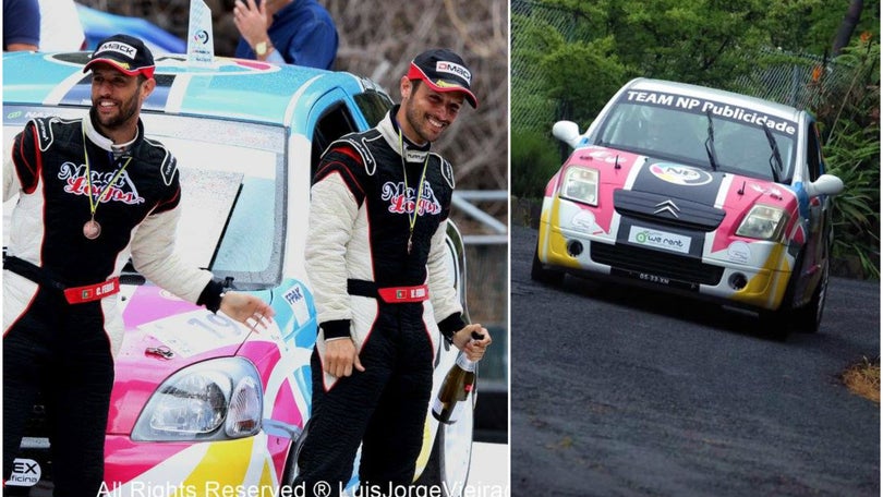 Vítor Ferro e Carlos Ferro no Rali do Marítimo-Machico com o Citroen C2 R2