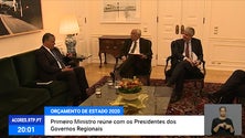 Imagem de António Costa recebe Vasco Cordeiro no âmbito do Orçamento de Estado para 2020 [Vídeo]