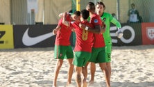 Seleção portuguesa de futebol de praia volta a vencer Ucrânia em jogo de preparação