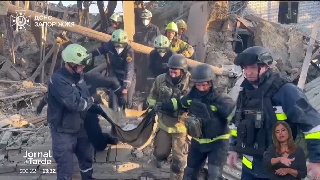 Ataque russo provoca três mortos em Zaporizhzhia