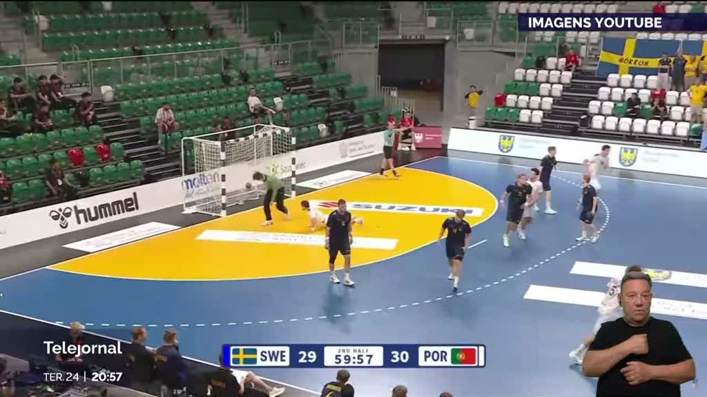 Sub-21 esto nos quartos de Andebol