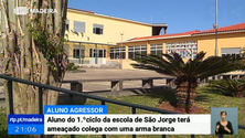 Imagem de Aluno do 1.º ciclo da escola de São Jorge terá ameaçado colega com arma branca